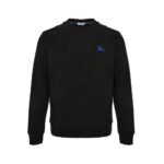 Burberry 23Fw Blue embroidered warhorse logo sweatshirt