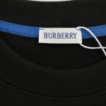 Burberry 23Fw Blue embroidered warhorse logo sweatshirt