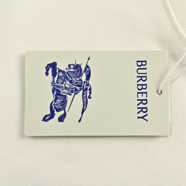 Burberry 23Fw Blue embroidered warhorse logo sweatshirt