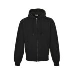 Burberry 24Fw Shoulder Horse Patches Zip-Up Hoodie