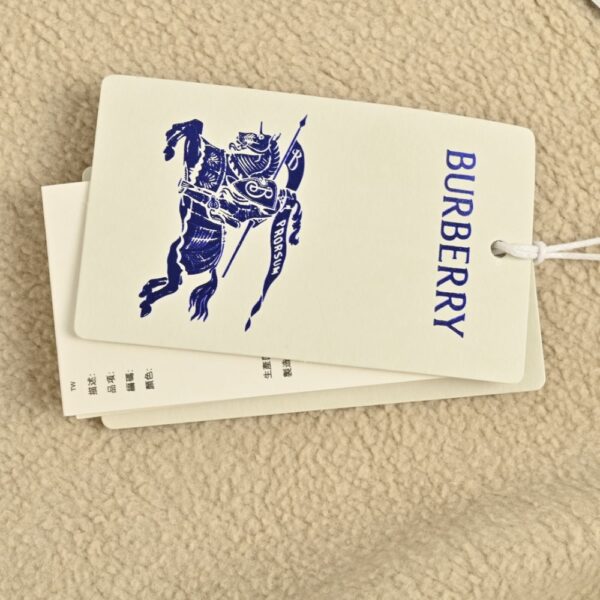Burberry 24Fw Shoulder Horse Patches Zip-Up Hoodie