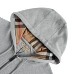 Burberry 22Fw Embroidered Horse Zipper Sweatshirt