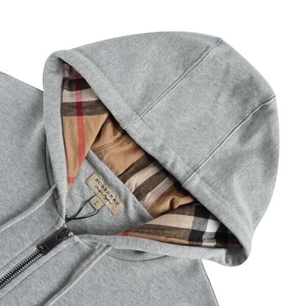 Burberry 22Fw Embroidered Horse Zipper Sweatshirt
