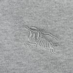 Burberry 22Fw Embroidered Horse Zipper Sweatshirt