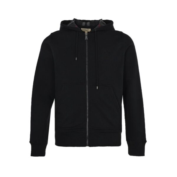Burberry 22Fw Embroidered Horse Zipper Sweatshirt
