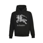 Burberry Embroidered Warhorse logo hoodie
