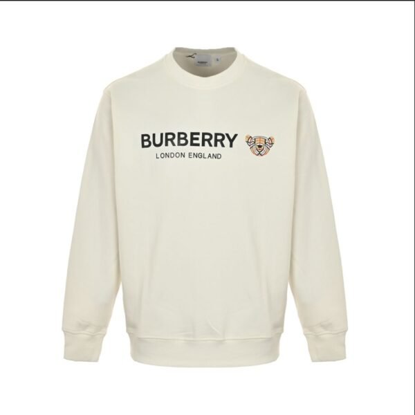 Burberry 24Fw Bear Letter Print Sweatshirt