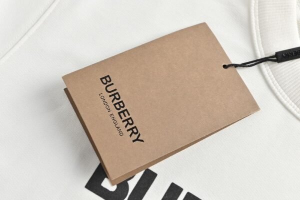 Burberry Classic foam letter print sweatshirt