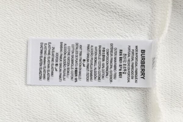 Burberry Classic foam letter print sweatshirt