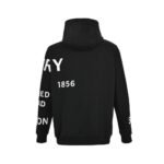 Burberry 24Fw Thick rubber lettering print hoodie