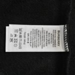 Burberry 24Fw Thick rubber lettering print hoodie