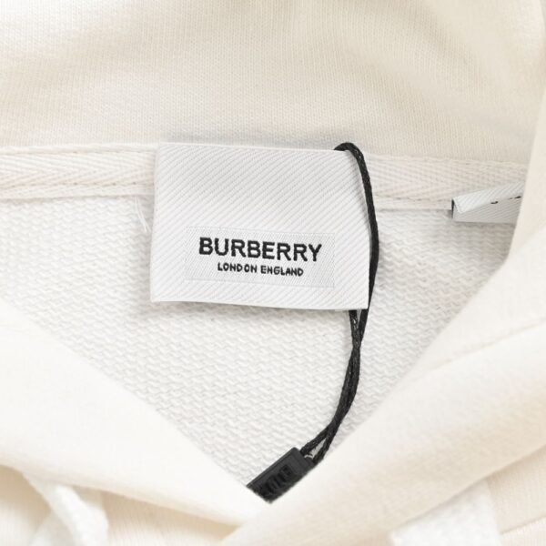 Burberry 24Fw Thick rubber lettering print hoodie
