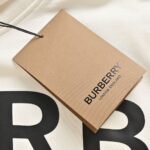 Burberry 24Fw Thick rubber lettering print hoodie