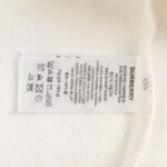 Burberry 24Fw Thick rubber lettering print hoodie