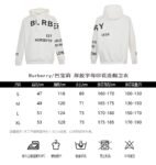 Burberry 24Fw Thick rubber lettering print hoodie