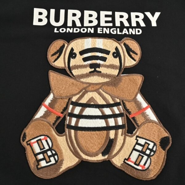 Burberry 23Fw Embroidered Teddy Bear Sweatshirt