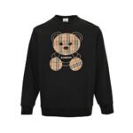 Burberry 23Fw Embroidered bear sweatshirt