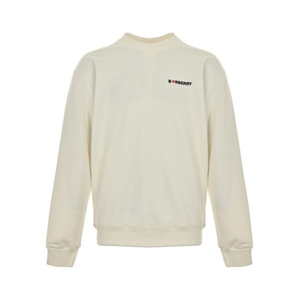 Burberry 23Fw Valentine's Day flocked heart sweatshirt