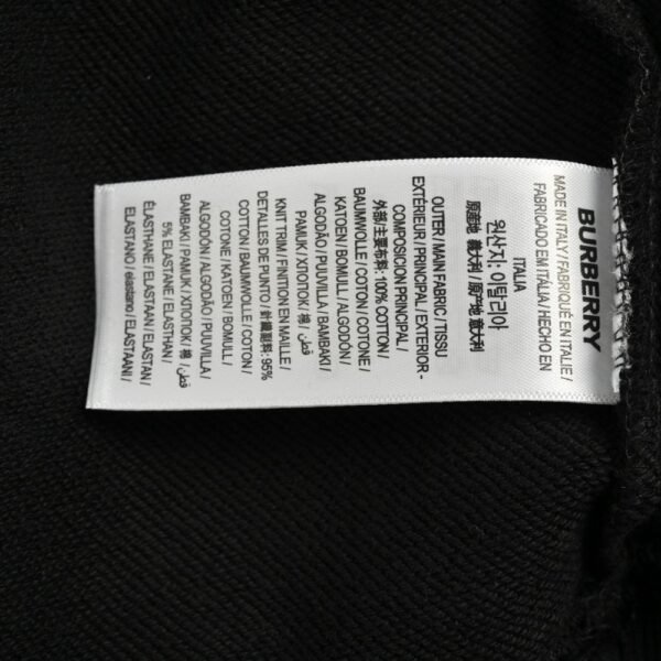 Burberry 23Fw Valentine's Day flocked heart sweatshirt