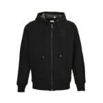 Burberry 23Fw Check Lined Zip-Up Hoodie Jacket