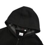 Burberry 23Fw Check Lined Zip-Up Hoodie Jacket