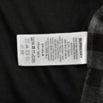 Burberry 23Fw Check Lined Zip-Up Hoodie Jacket