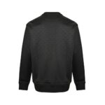 Prada 24Fw Dark Jacquard Triangle Logo Sweatshirt