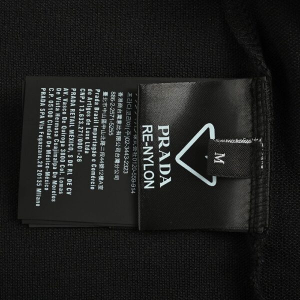 Prada 24Fw Triangle logo long-sleeved polo shirt