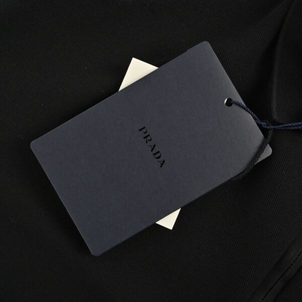 Prada 24Fw Triangle logo long-sleeved polo shirt
