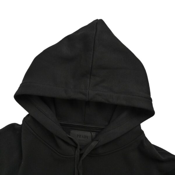 Prada 24Fw Triangle logo hoodie