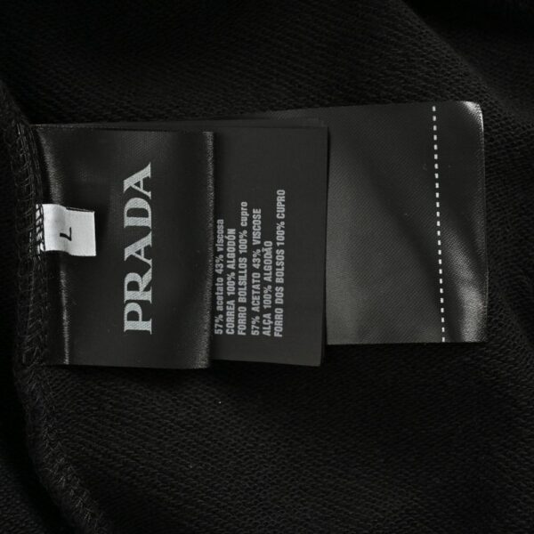 Prada 24Fw Triangle logo hoodie