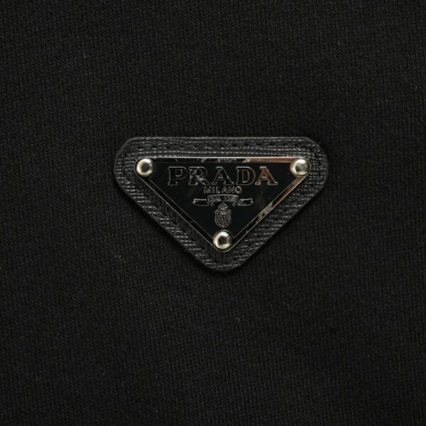 Prada 24Fw Triangle logo hoodie