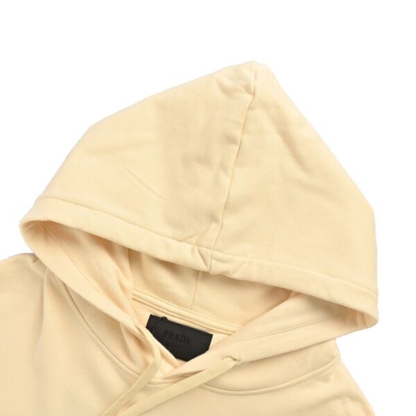 Prada 24Fw Triangle logo hoodie