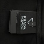 Prada 24Fw Collar Triangle Nylon Pocket Hoodie
