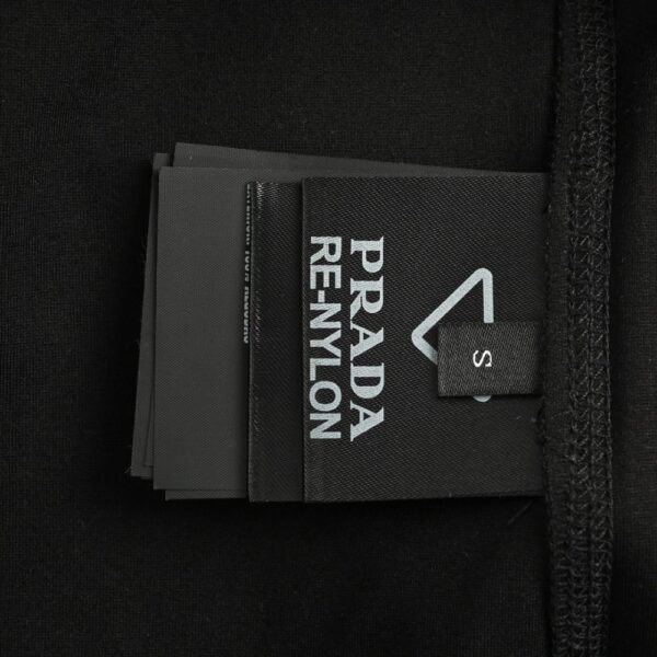 Prada 24Fw Collar Triangle Nylon Pocket Hoodie