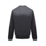 Prada 24Fw Distressed Print Washed Gradient Sweatshirt