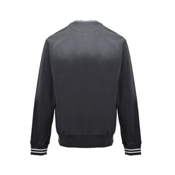 Prada 24Fw Distressed Print Washed Gradient Sweatshirt