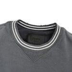 Prada 24Fw Distressed Print Washed Gradient Sweatshirt