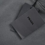 Prada 24Fw Distressed Print Washed Gradient Sweatshirt