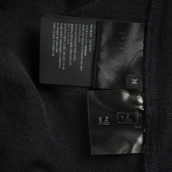 Prada 24Fw Distressed Print Washed Gradient Sweatshirt
