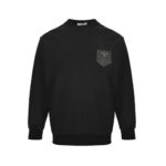 Prada 24Fw Pocket Triangle Logo Sweatshirt