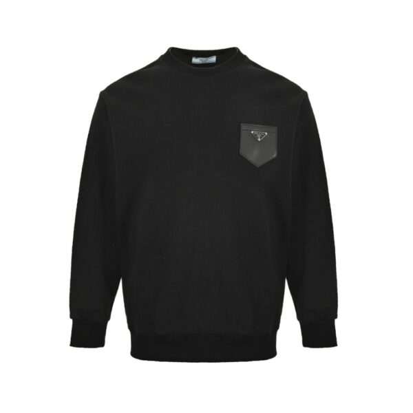 Prada 24Fw Pocket Triangle Logo Sweatshirt