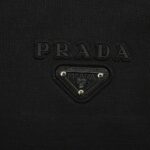 Prada 24Fw Embossed Metal Triangle Logo T-shirt