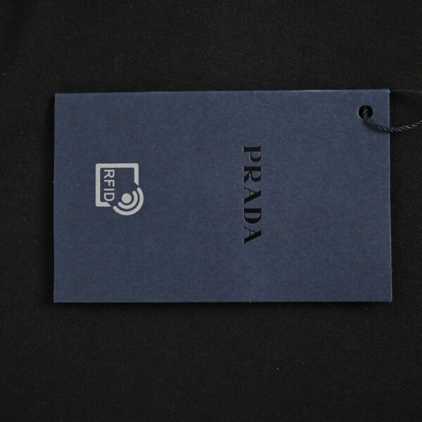 Prada 24Fw Embossed Metal Triangle Logo T-shirt