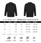 Prada 24Fw Embossed Metal Triangle Logo T-shirt