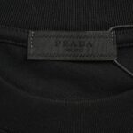 Prada 24Fw Zipper Pocket Triangle Logo T-Shirt