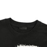 Prada 24Fw ink splash triangle logo sweatshirt
