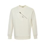 Prada 24Fw triangle logo backpack sweatshirt