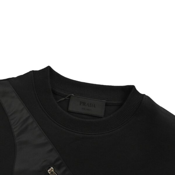 Prada 24Fw triangle logo backpack sweatshirt