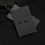 Prada 24Fw triangle logo backpack sweatshirt